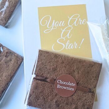 Personalised Chocolate Brownie Card, 3 of 8