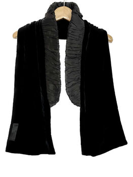 Velvet Collared Scarf, 2 of 2