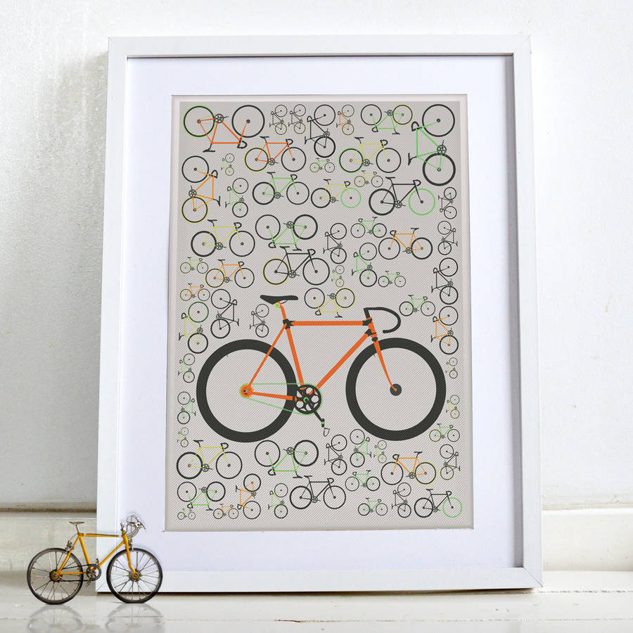 fixed gear bicycles by wyatt9 | notonthehighstreet.com