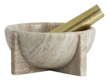 Marble And Brass, Pestle And Mortar, 2 of 2