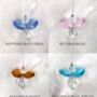 Crystal Hanging Guardian Angel, Birthstone, thumbnail 4 of 4