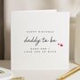 Daddy Birthday Card From Bump, thumbnail 1 of 7