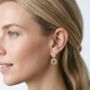 Shikaku Square Stone Drop Earrings, thumbnail 2 of 4
