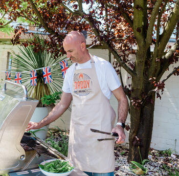 Personalised Father's Day Daddy Dad Apron BBQ, 2 of 6