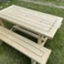 Garden Table And Benches Set, thumbnail 7 of 11