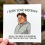 Funny Birthday Card, Reversing Dump Truck Quote, thumbnail 1 of 6