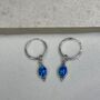 925 Sterling Silver Dreamy Sleepers Blue Opal, thumbnail 3 of 12