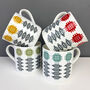 Welsh Blanket Print China Mug, thumbnail 4 of 12