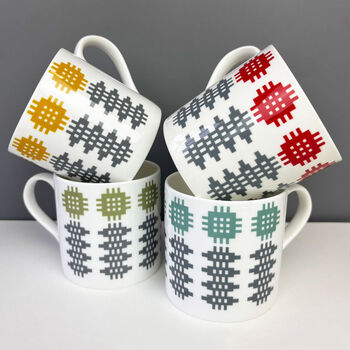 Welsh Blanket Print China Mug, 4 of 12