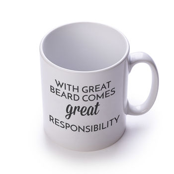 With Great Beard Comes Great Responsibility Man Mug, 2 of 3