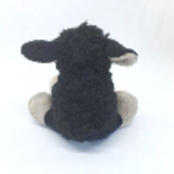 Black Mini Sheep Plush Soft Toy, Boxed, 4 of 5