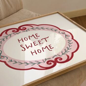 Home Sweet Home Whimsical Print, 4 of 4