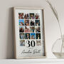 Personalised 30th Birthday Print, 30th Birthday Gift, thumbnail 3 of 7