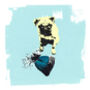 Up To Mischeif Screen Print Naughty Pug Puppy Hat, thumbnail 2 of 2