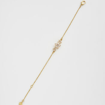 Gold Jasmine And Pearl Bracelet, 5 of 10