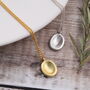 Sterling Silver Worry Stone Necklace, thumbnail 2 of 5