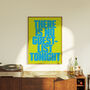 Guestlist Print | Typographic Poster | Wall Art | Aesthetic | Typographic | Trendy | Party Artwork | Club | House Music | Groovy, thumbnail 8 of 10