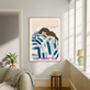 Slow Sunday Female Bed Portrait Art Print, thumbnail 2 of 3