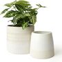 Set Of Two Indoor Greece Style Flower Pot, thumbnail 4 of 6