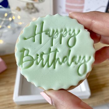 Birthday Letterbox Personalised Vanilla Cookie, 9 of 12