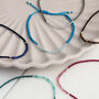 Sterling Silver Gemstone Friendship Bracelet, thumbnail 2 of 11