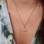 18ct Gold Triceratops Dinosaur Charm Necklace, thumbnail 3 of 6