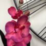 Cerise Pink Faux Silk Orchid Mothers Day Gift, thumbnail 2 of 6