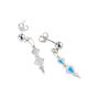 Swarovski Crystal Wedding Earrings, thumbnail 1 of 2