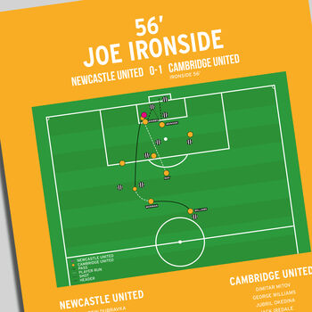 Joe Ironside Fa Cup 2022 Cambridge Print, 2 of 2