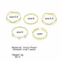 Five Piece Bohemian Slim Gold Plated Stackable Ring Set, thumbnail 4 of 7