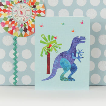 Mini Dinosaur Greetings Card, 4 of 5