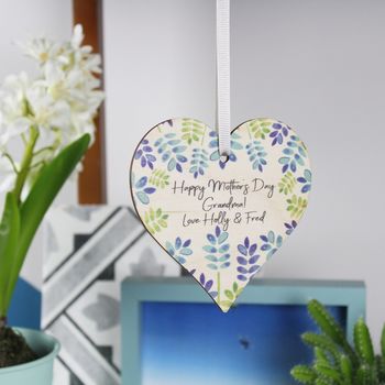 Floral Heart Decoration For Grandma Letterbox Gift, 5 of 7