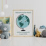 Welcome To The World New Baby Nursery Print, thumbnail 2 of 4
