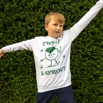 Twist And Sprout Boys' Christmas Jumper, 3 of 4