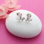 Cluster Triple Butterfly Studs, thumbnail 1 of 2