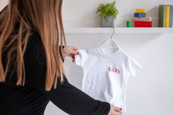 Baby's Personalised First Year Clothing Milestone Set, 4 of 5