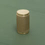 Cylindrical Knurled Cabinet Knob 16mm Satin Brass, thumbnail 1 of 9