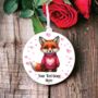 Personalised Fox Love Decoration B, thumbnail 2 of 2