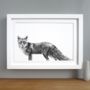 Fox Print 'The Lonesome Number Two', thumbnail 1 of 4