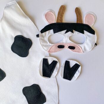 Felt Cow Costume For Kids And Adults, 3 of 8