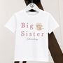 Personalised Big Sister T Shirt Unicorn Design, thumbnail 1 of 2