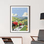 Peak District Cycling Poster, thumbnail 3 of 8