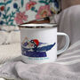 Personalised Swim Wild Enamel Mug, thumbnail 8 of 12