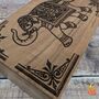 Wooden Gift For Mum,Indian Elephant Design Jewellery Box, thumbnail 8 of 9
