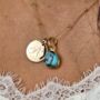 18ct Gold Vermeil Plated Birthstone Initial Necklace, thumbnail 3 of 6