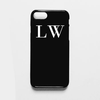 Black And White Personalised Phone Case, 7 of 9