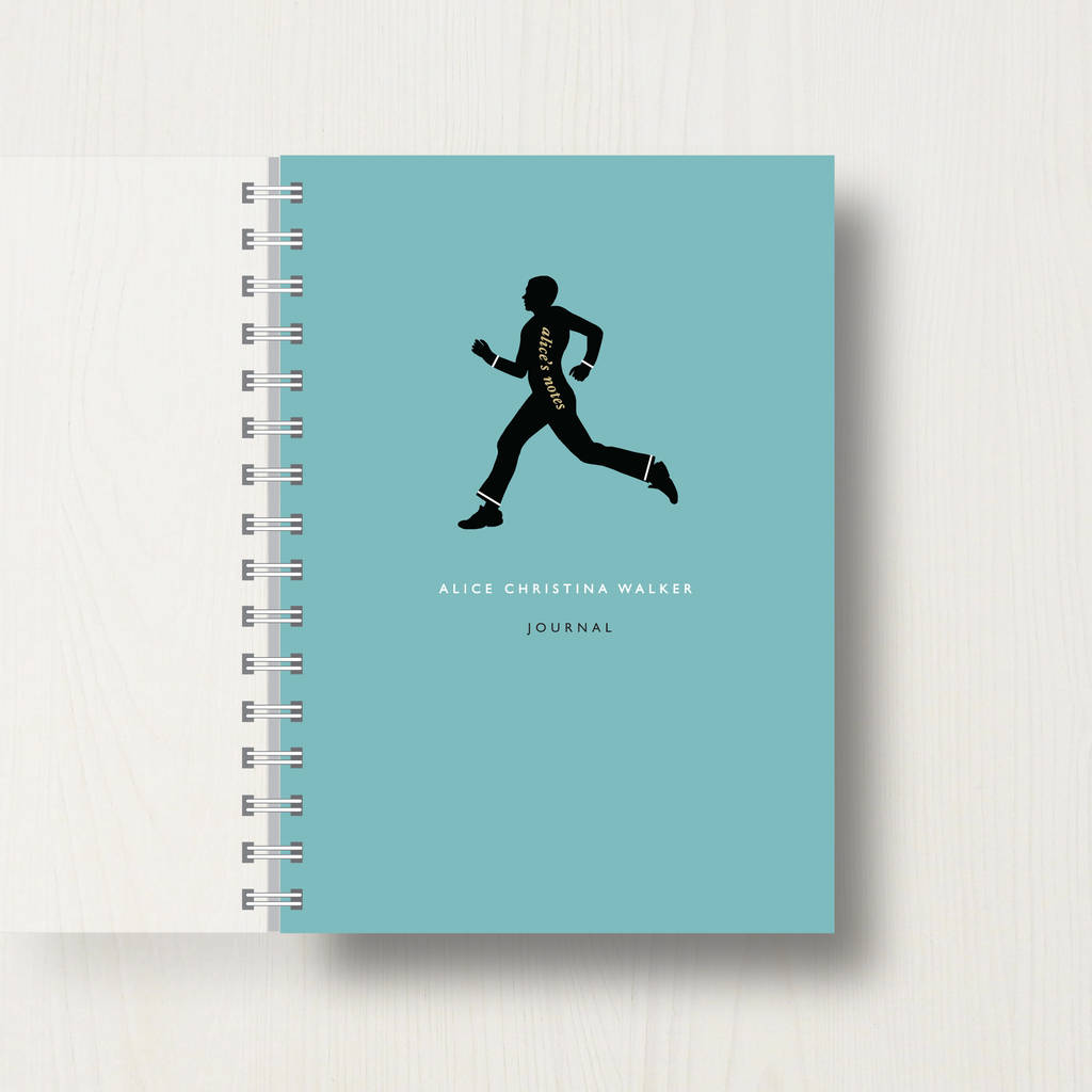 Personalised Fitness Lovers Journal Or Notebook, 1 of 8