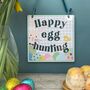 Happy Egg Hunting Easter Metal Sign, thumbnail 3 of 3