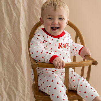 Personalised Children's Valentine's Day Pyjamas, 3 of 6