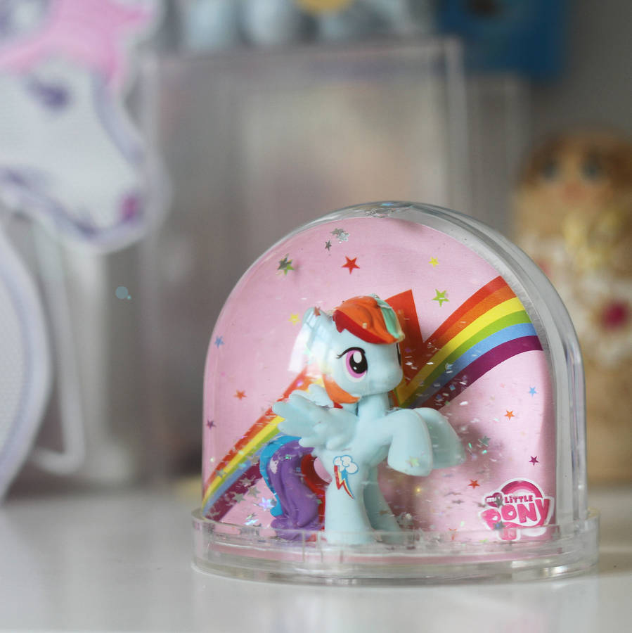 my little pony snow globe by loula and deer | notonthehighstreet.com